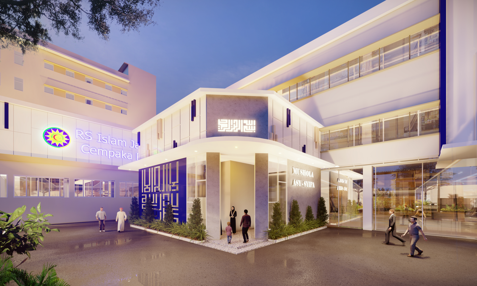 perspektif masjid render